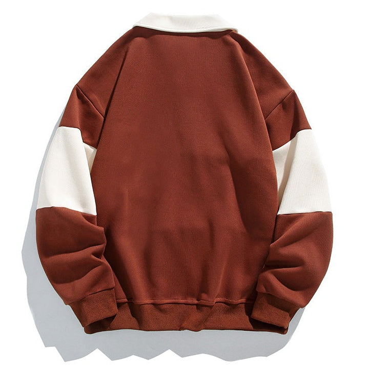 Sawyer | Men's Polo Sweatshirt, Cotton Winter Knit