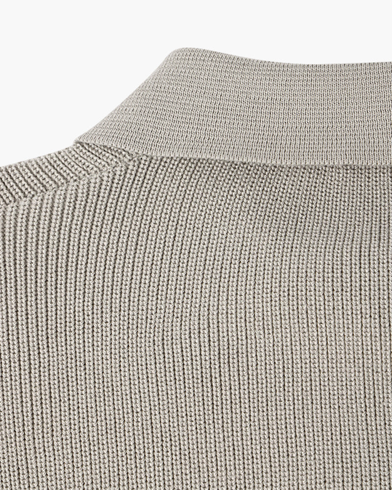 Rason | Men's Zipped Sweater, Modern Winter Knit