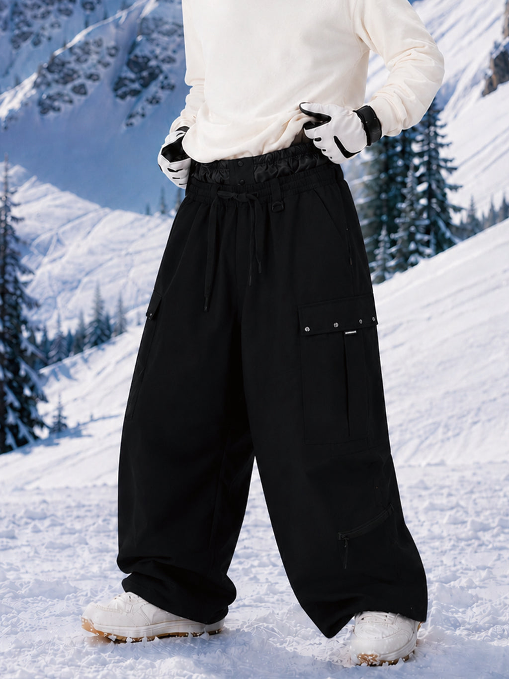 Ronan | Men's Cargo Pants, Baggy Utility Winter Trousers