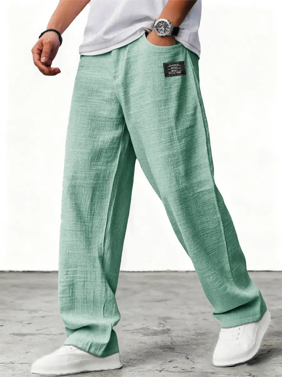 Oliver | Men's Wide-Leg Trousers, Lightweight Summer Pants