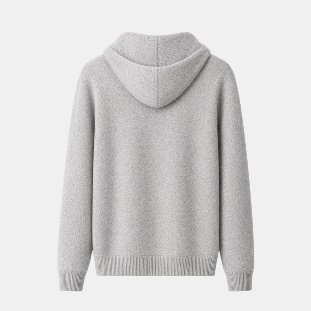 Mateo | Men's Merino Wool Zip Jacket, Lightweight Winter Knit
