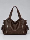 Harriet | Women's Spacious Shoulder Bag Multi Pocket Tote Handbag