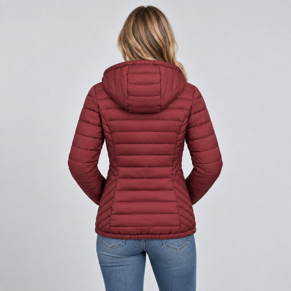 Ivy | Women's Padded Hooded Jacket Lightweight Commuter Coat