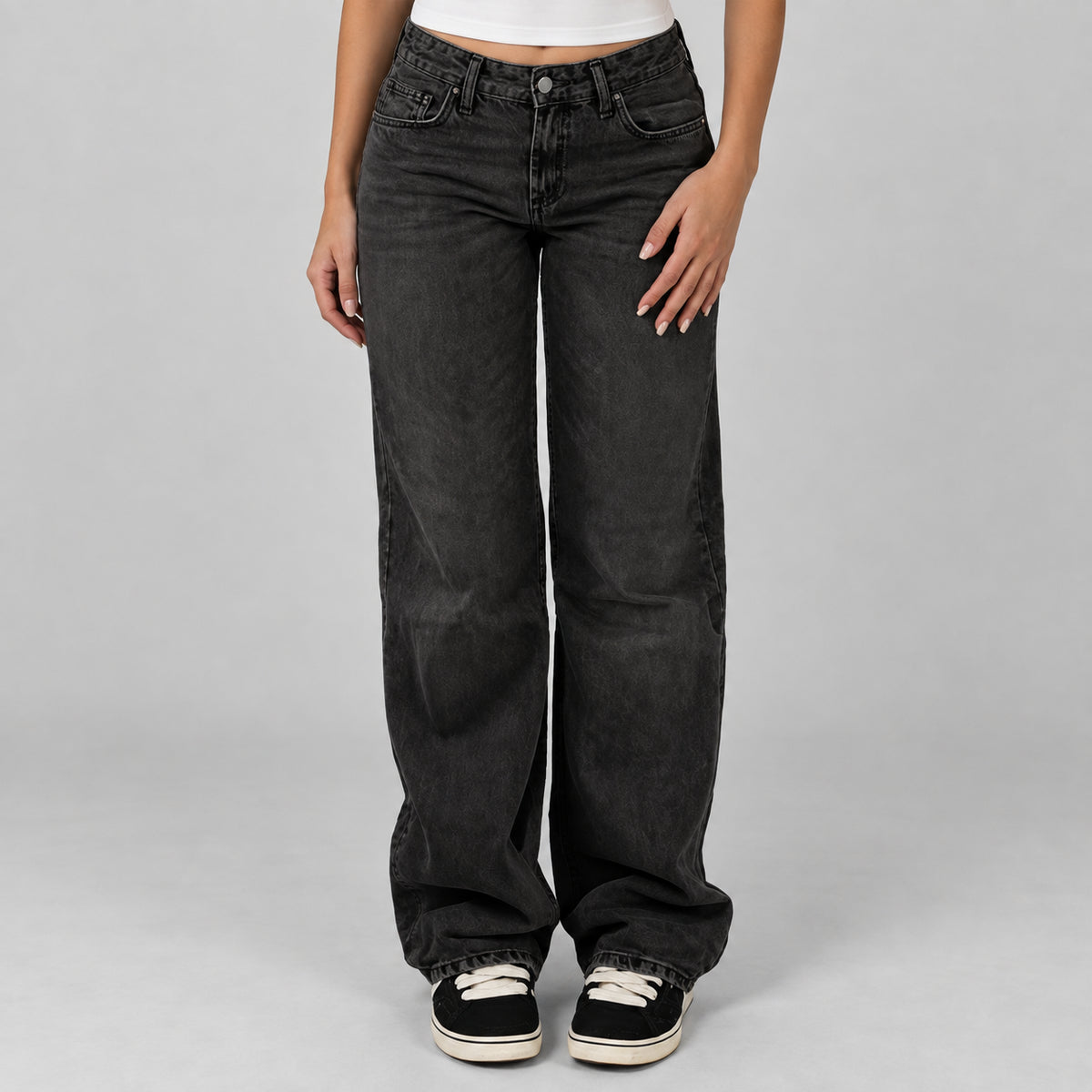 Josette | Women's Straight Leg Denim Jeans Classic Five Pocket
