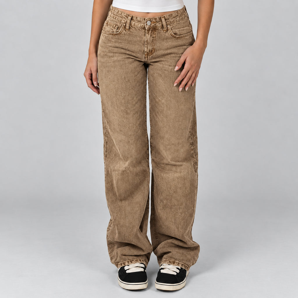Josette | Women's Straight Leg Denim Jeans Classic Five Pocket