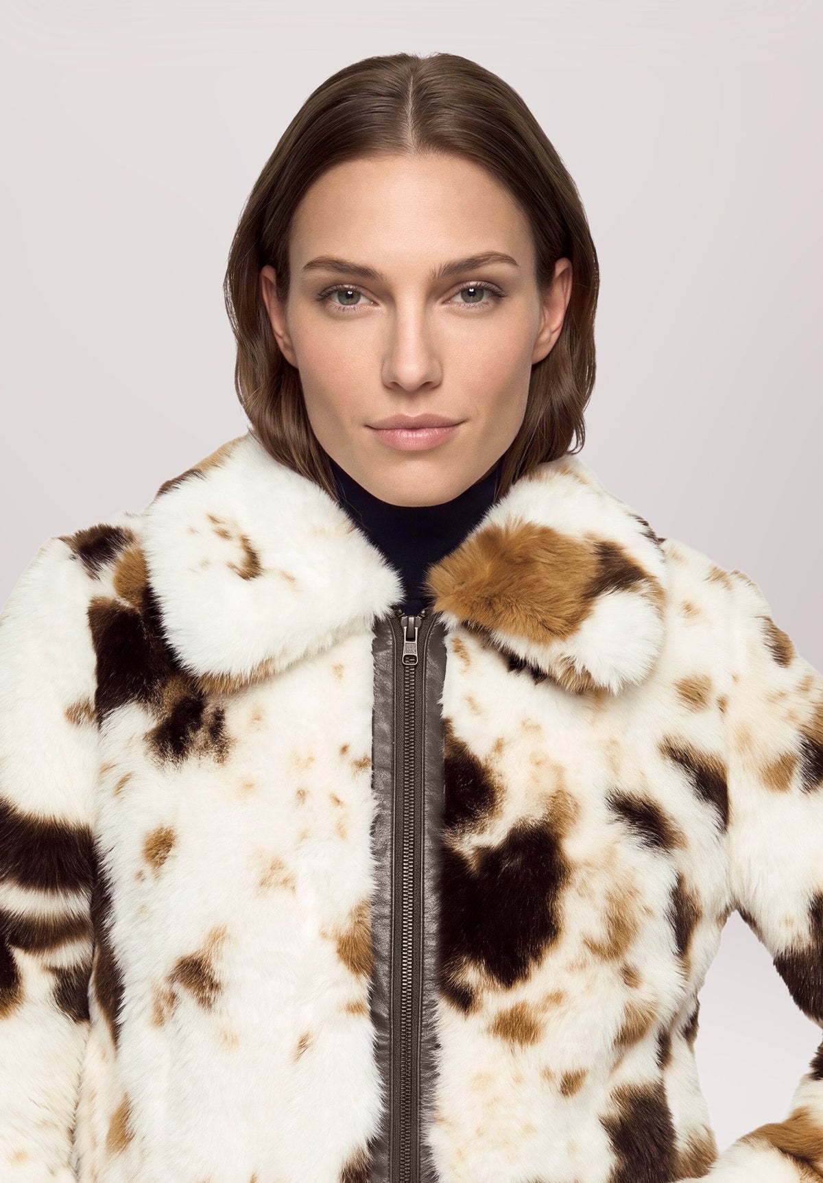 Juniper | Women's Pocket Plush Jacket Turn Down Collar Autumn Winter
