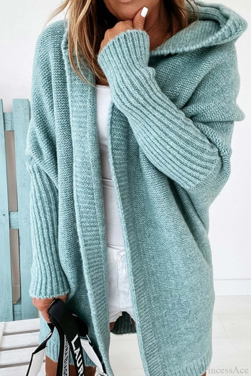 Karina | Women's Colour Block Knit Cardigan Lapel Collar Slim Fit Cosy Autumn Winter