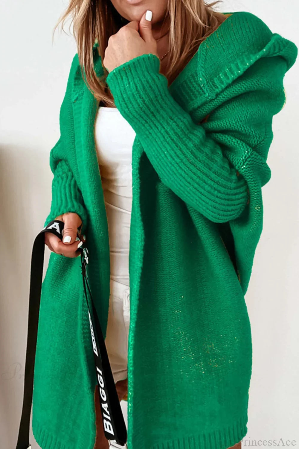 Karina | Women's Colour Block Knit Cardigan Lapel Collar Slim Fit Cosy Autumn Winter