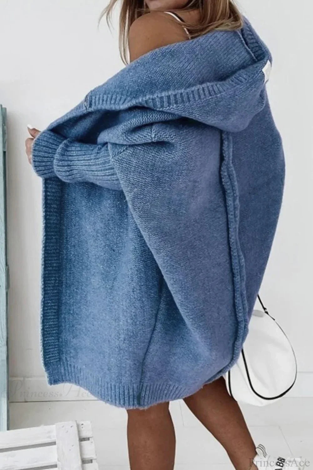 Karina | Women's Colour Block Knit Cardigan Lapel Collar Slim Fit Cosy Autumn Winter