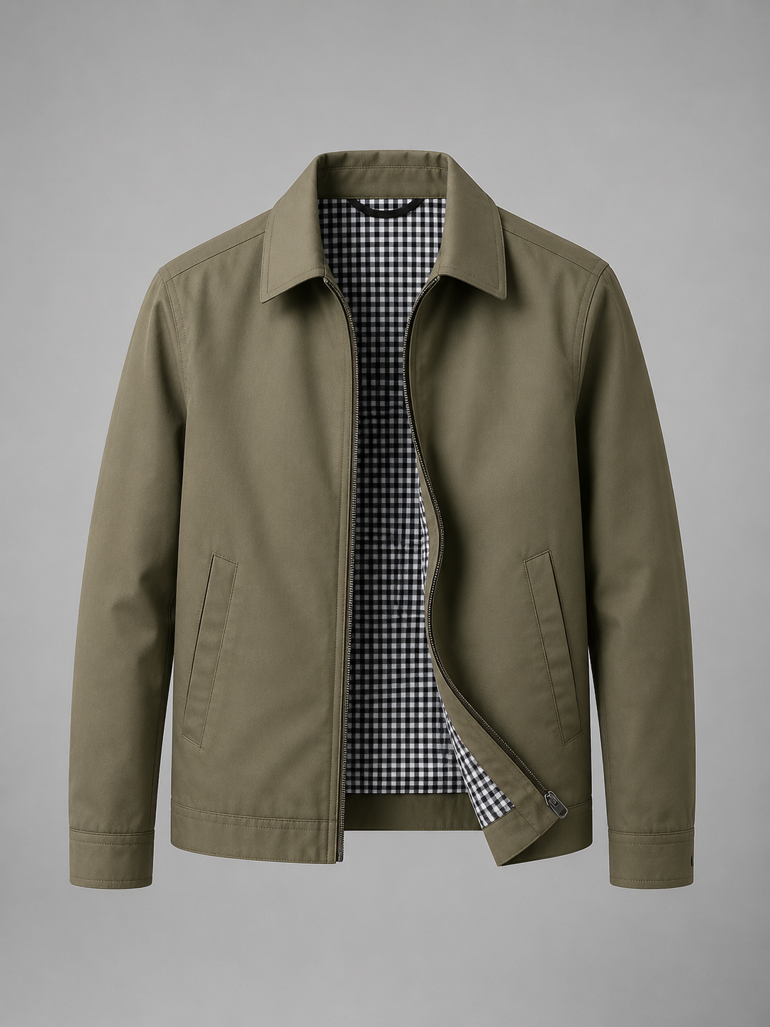 Wyatt | Men's Lightweight Zip Jacket, Smart Casual Jacket