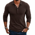Edward | Men's Long Sleeve Polo Shirt, Knit Winter Polo
