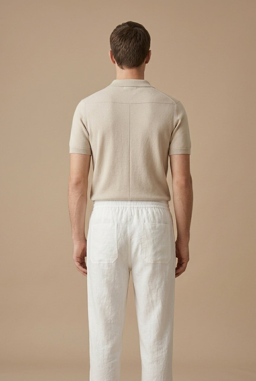 Rafferty | Men's Woven Trousers, Straight Leg Elasticated Drawstring Pants