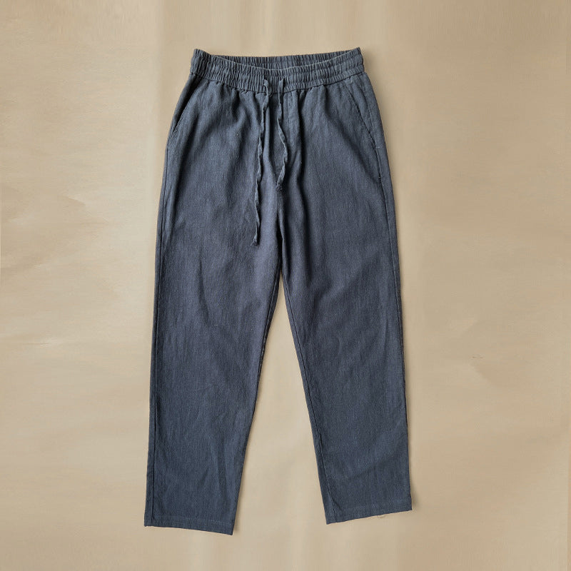 Rafferty | Men's Woven Trousers, Straight Leg Elasticated Drawstring Pants