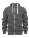 Fournier | Men's Zip Sweater, Casual Versatile Winter Knit