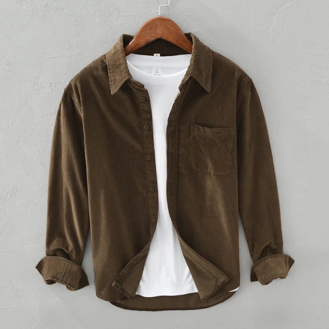 Fabian | Men's Corduroy Shirt, Classic Winter Shirt