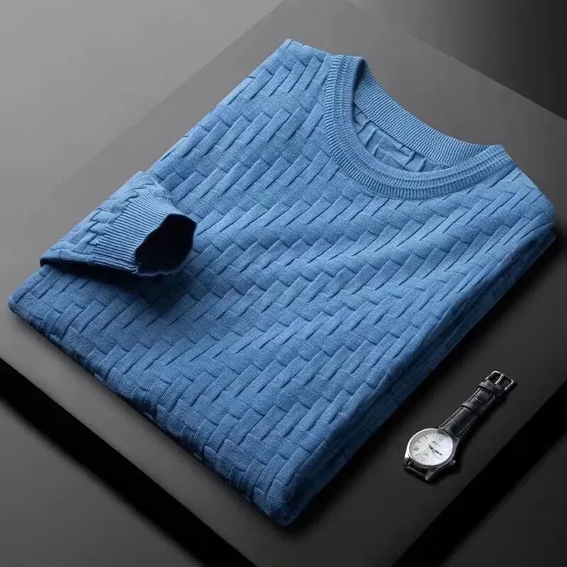 Maddox | Men's Cotton Sweater, Soft Winter Knit