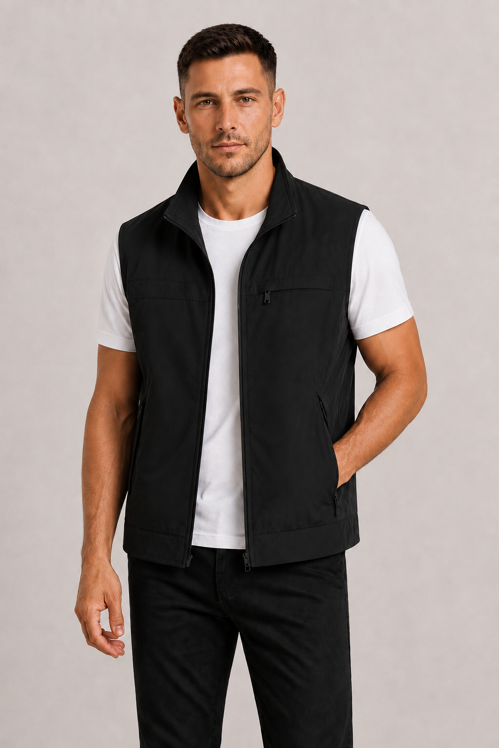 Corentin | Men's Zip Gilet, Lightweight Winter Vest