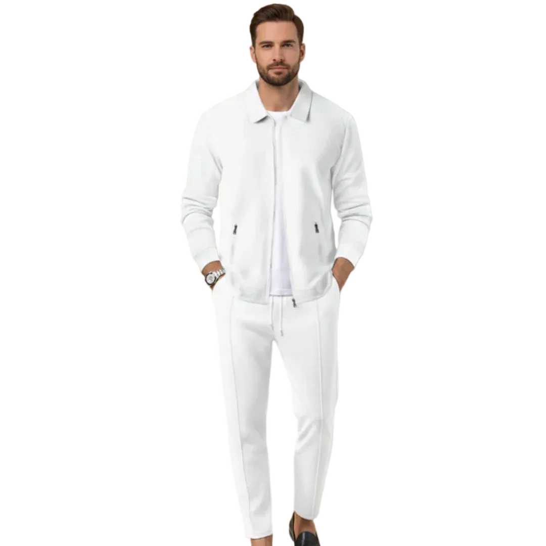 Sascha | Men's Two-Piece Set, Casual Zip Co-Ord