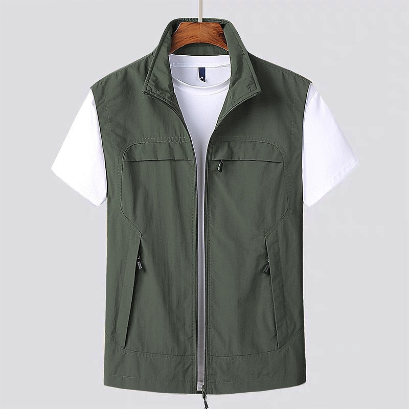 Aiden | Men's Lightweight Vest, Quick-Dry Breathable Gilet