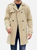 Sebastian | Men's Tailored Trench Coat, Classic Double-Breasted Winter Coat
