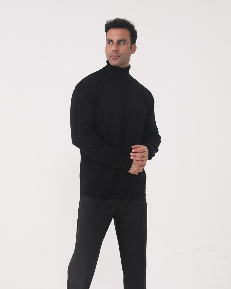 Michael | Men's Wool Turtleneck Sweater, Winter Knit