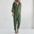 Amelie | Women's Linen Jumpsuit, Relaxed Summer Jumpsuit