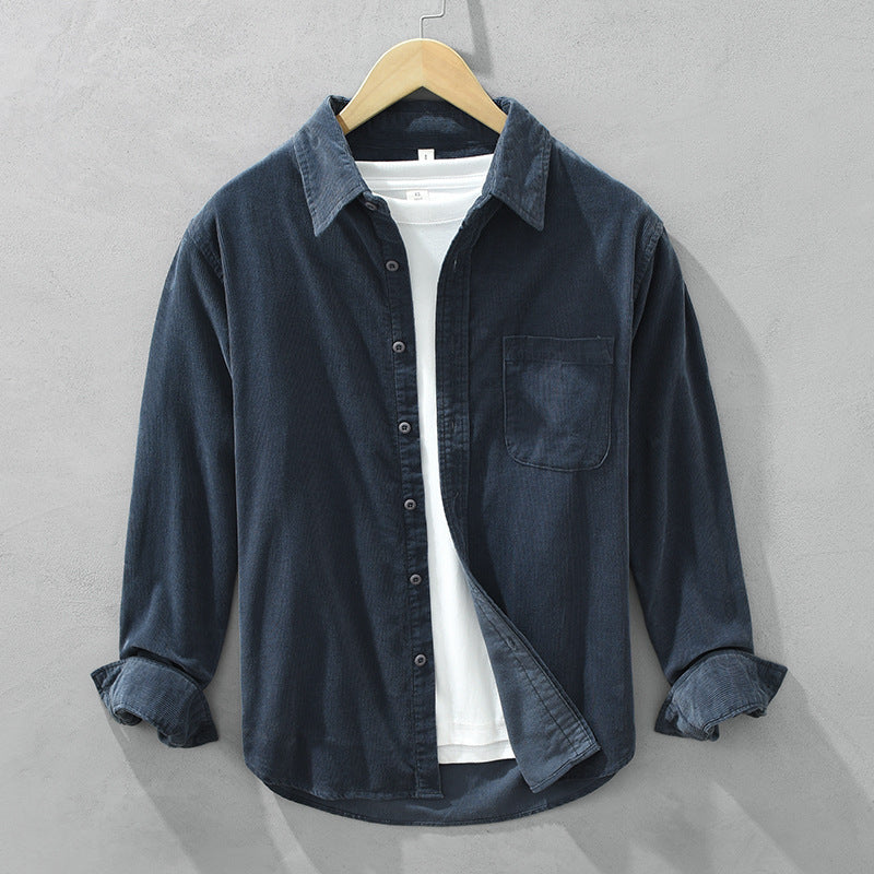 Yves | Men's Corduroy Shirt, Casual Winter Shirt