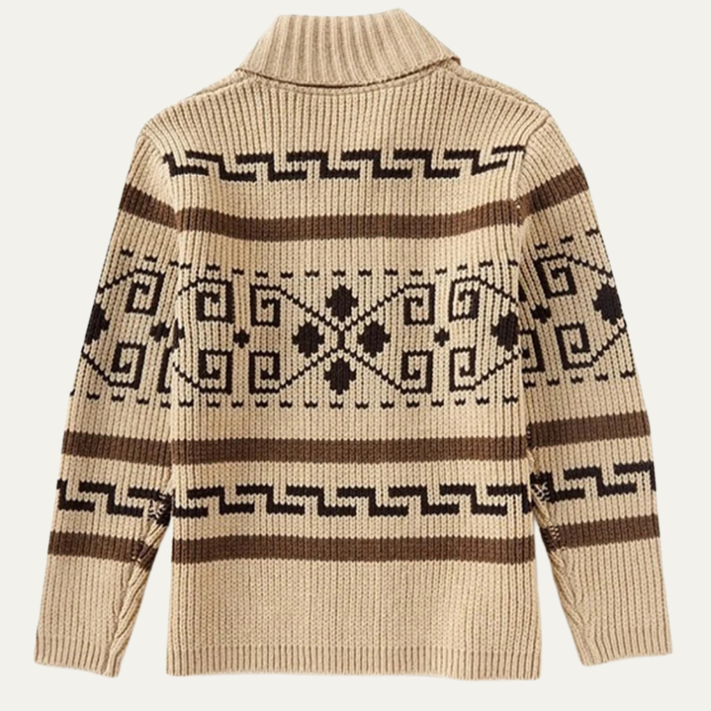 Ramsey | Men's Shawl Collar Cardigan, Cashmere Button-Up Winter Knit
