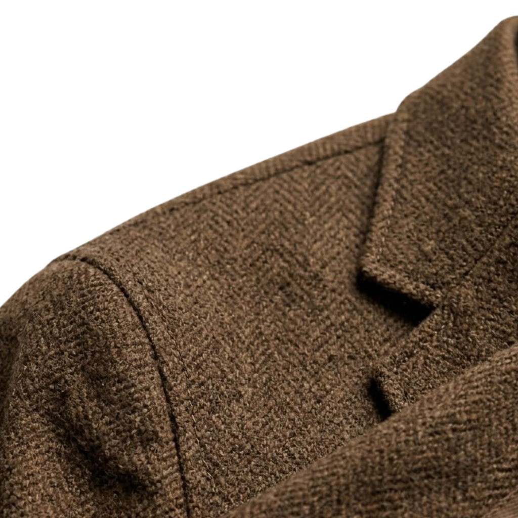 Sterling | Men's Tweed Blazer, Wool Single-Breasted Winter Blazer
