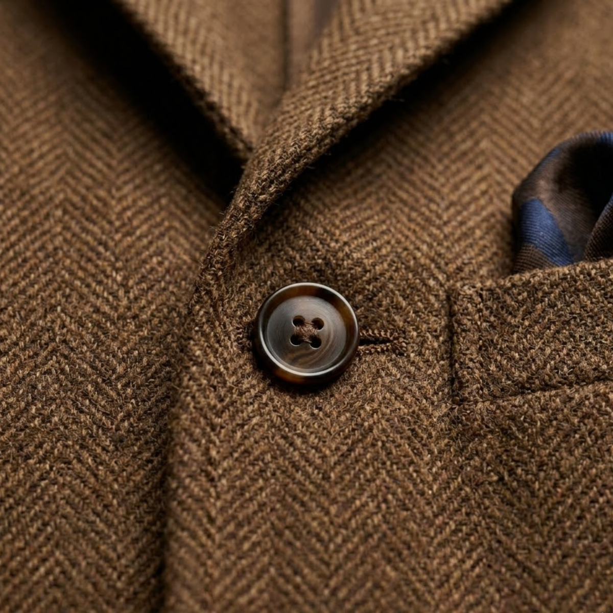 Sterling | Men's Tweed Blazer, Wool Single-Breasted Winter Blazer