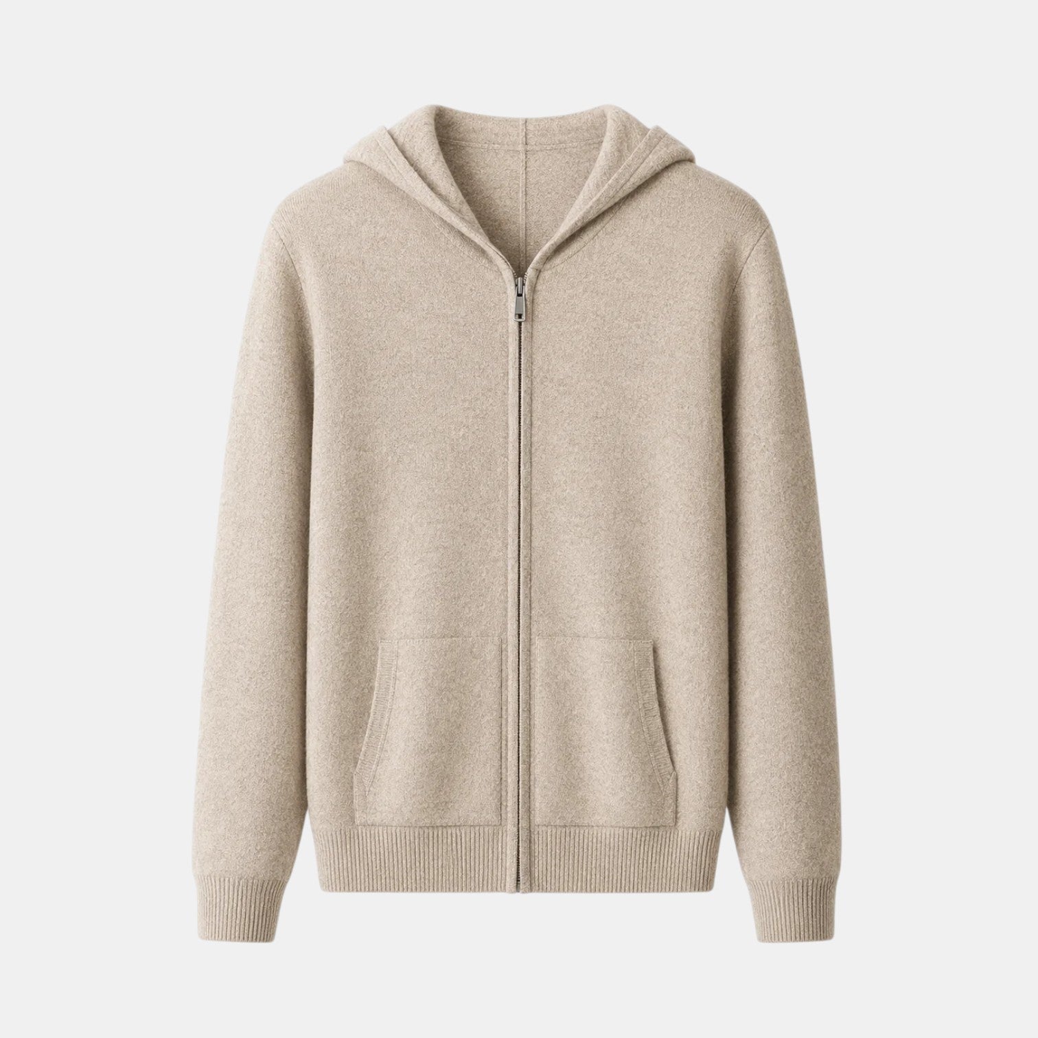 Mateo | Men's Merino Wool Zip Jacket, Lightweight Winter Knit