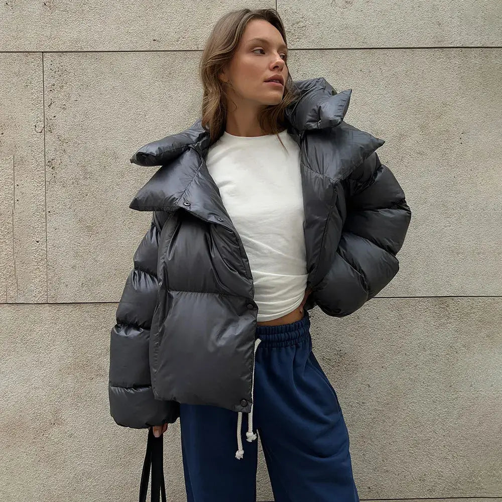 Giada | Women's Quilted Hooded Jacket, Elegant Winter Jacket