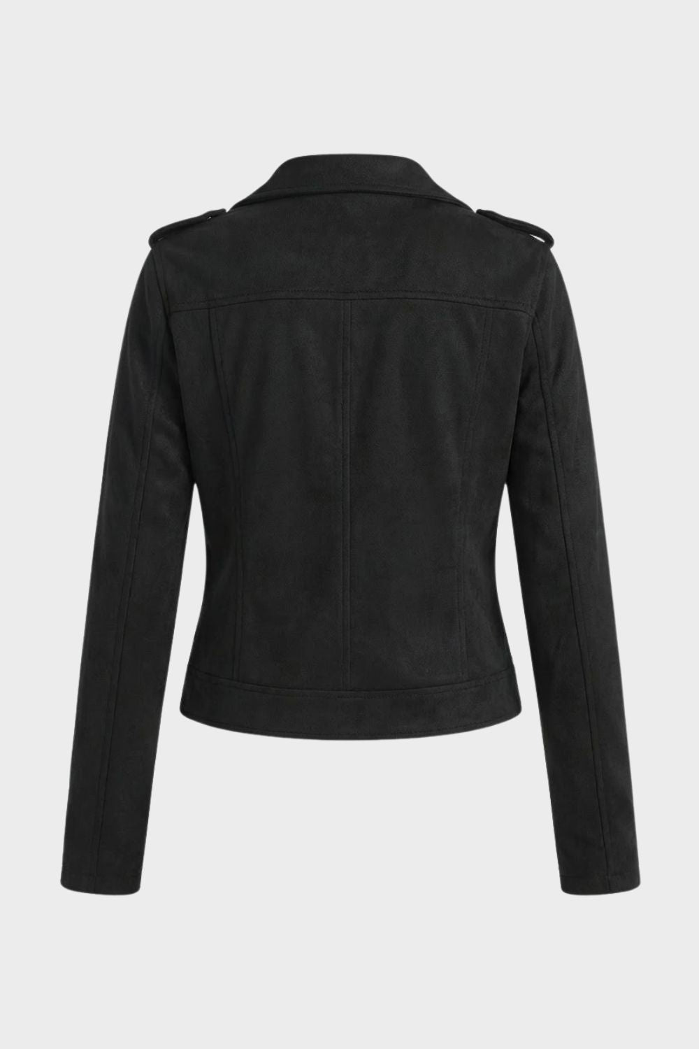 Robyn | Women's Leather Biker Jacket, Zip-Up Winter Jacket