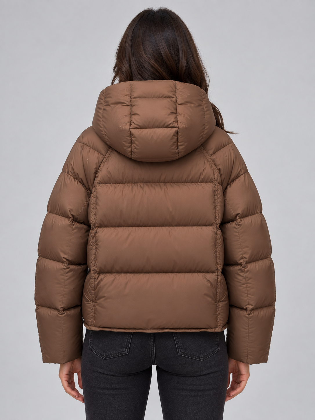 Noelle | Women's Hooded Puffer Jacket High Neck Padded Winter Coat