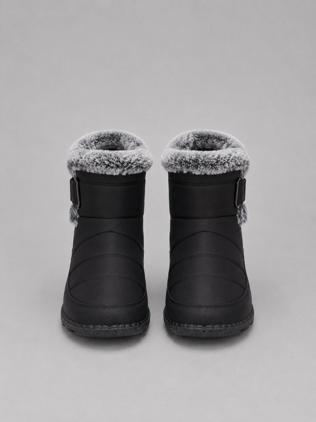 Nora | Women's Faux Fur Lined Snow Boots Ankle Padded Winter Casual