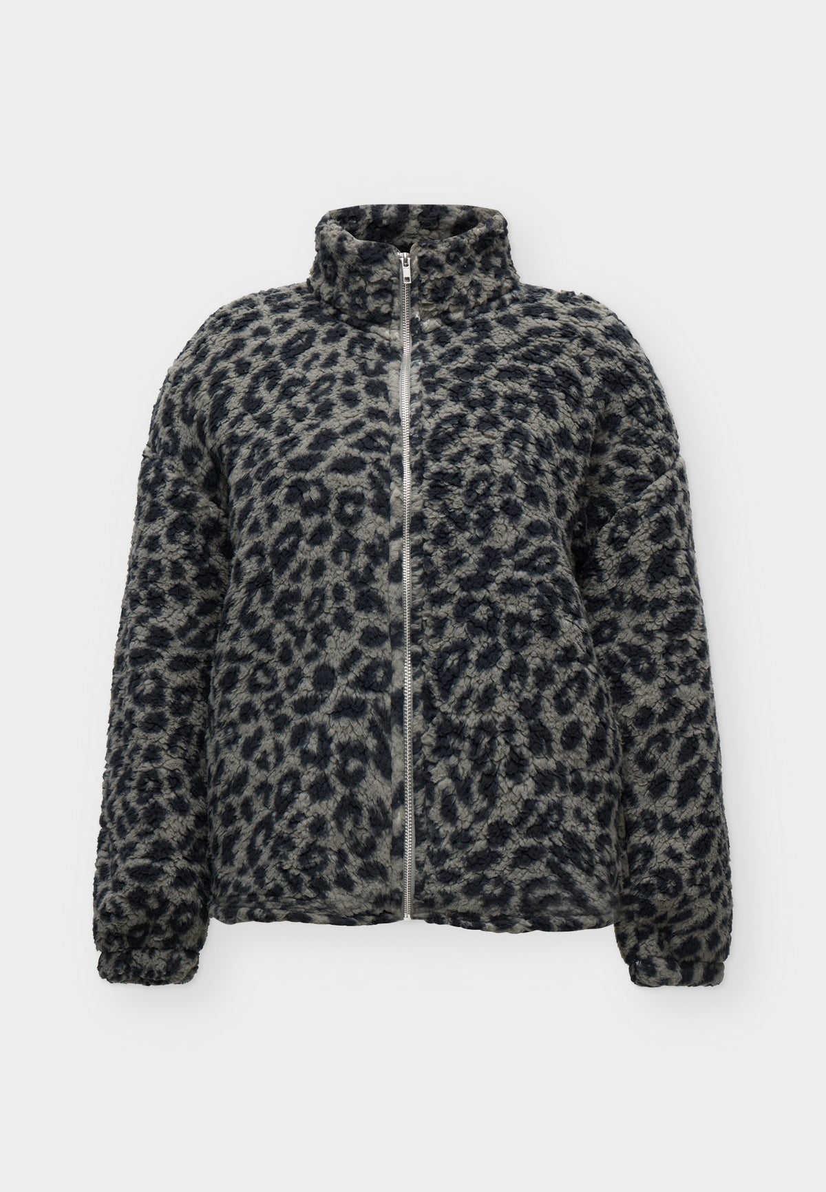 Odalys | Women's Check Fleece Jacket High Neck Autumn Winter