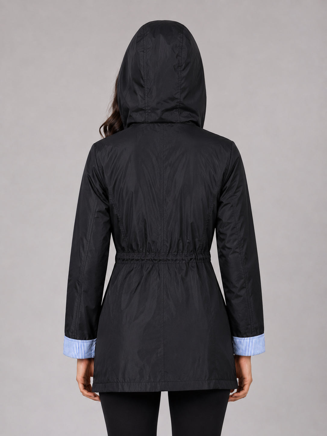 Odile | Women's Hooded Rain Jacket Lightweight Water Resistant Autumn Winter