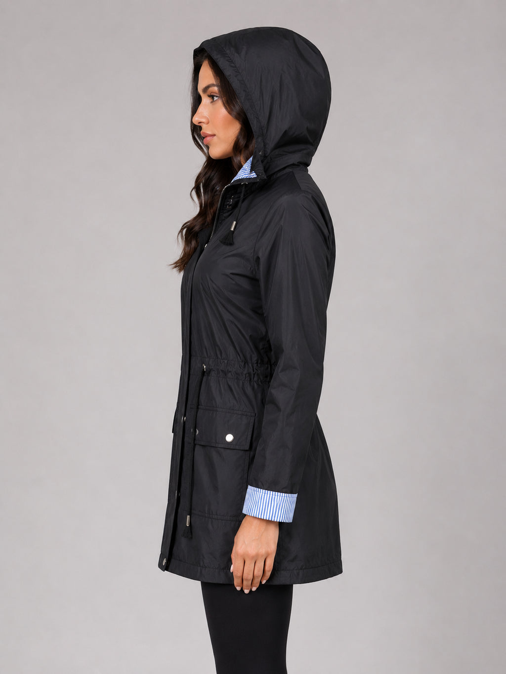 Odile | Women's Hooded Rain Jacket Lightweight Water Resistant Autumn Winter