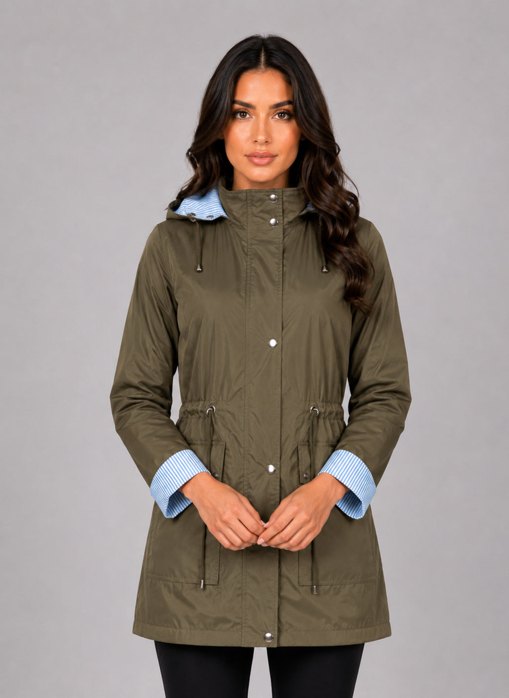 Odile | Women's Hooded Rain Jacket Lightweight Water Resistant Autumn Winter