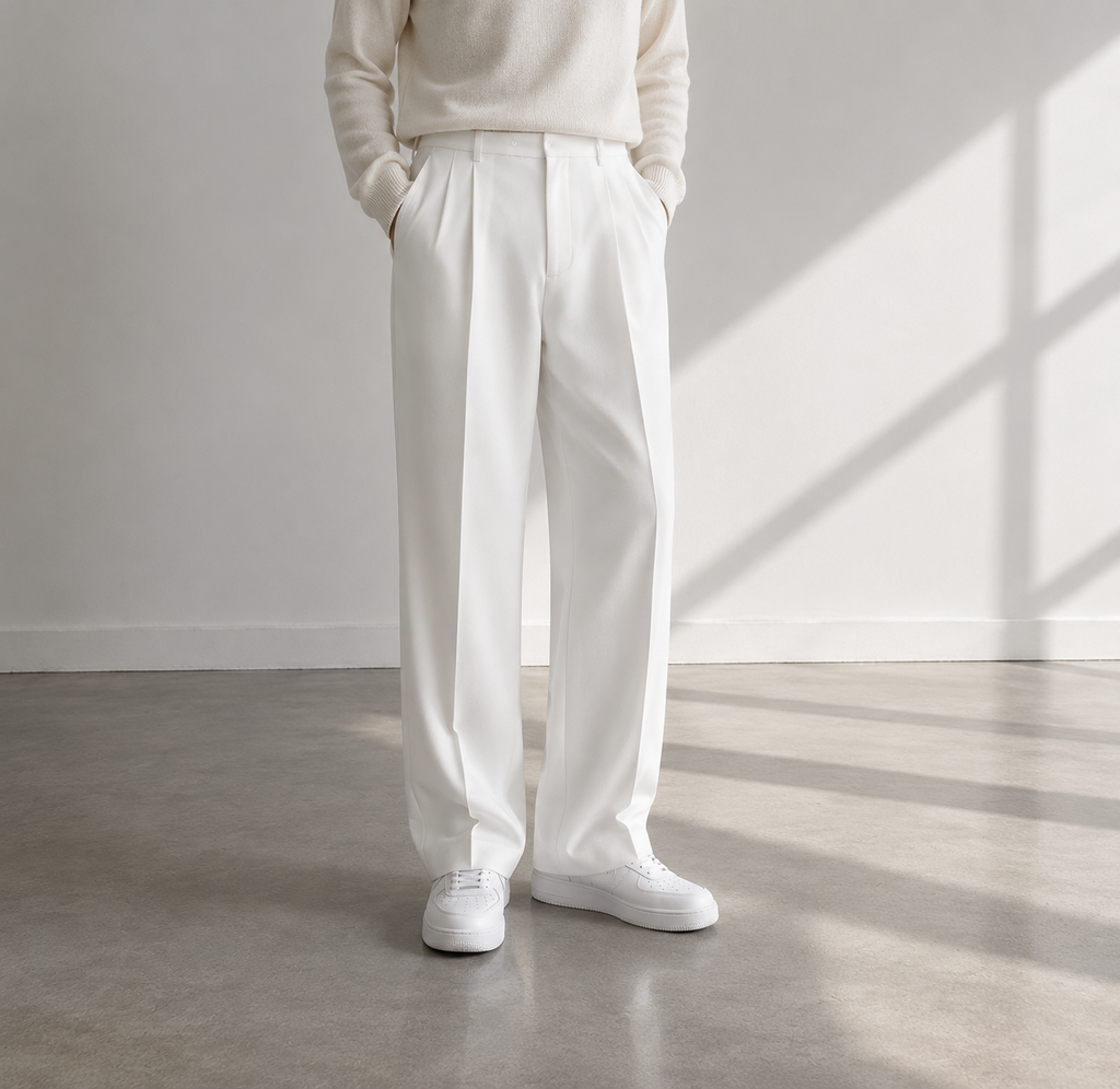 Quinn | Men's Tailored Trousers, Smart Formal Pants