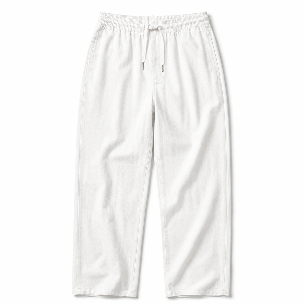 Ira | Men's Linen Tailored Trousers, Smart Summer Pants