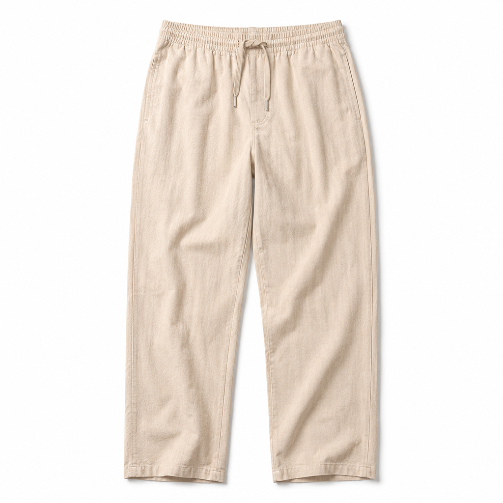 Ira | Men's Linen Tailored Trousers, Smart Summer Pants