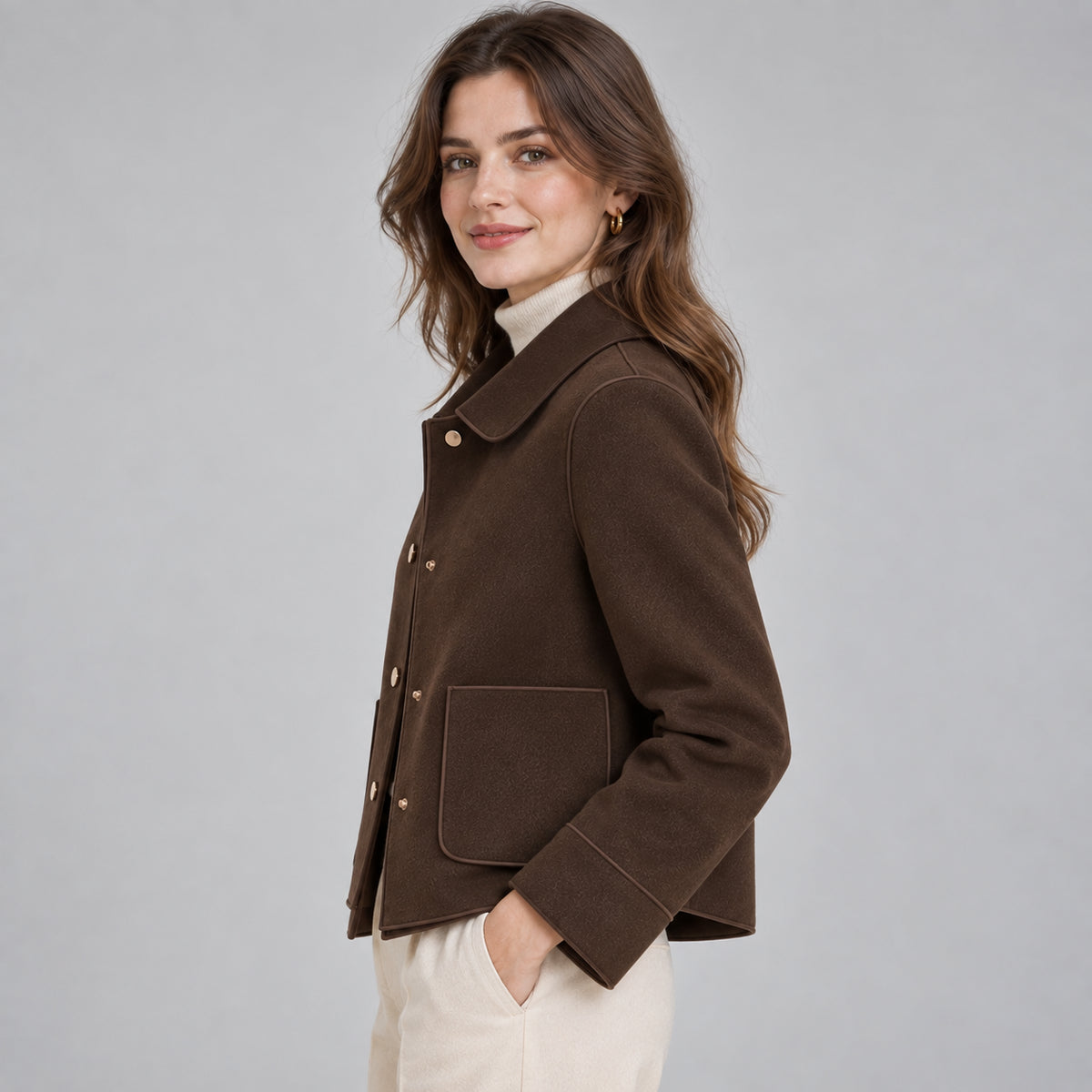 Priya | Women's Single Breasted Tailored Blazer Long Sleeve Smart Casual