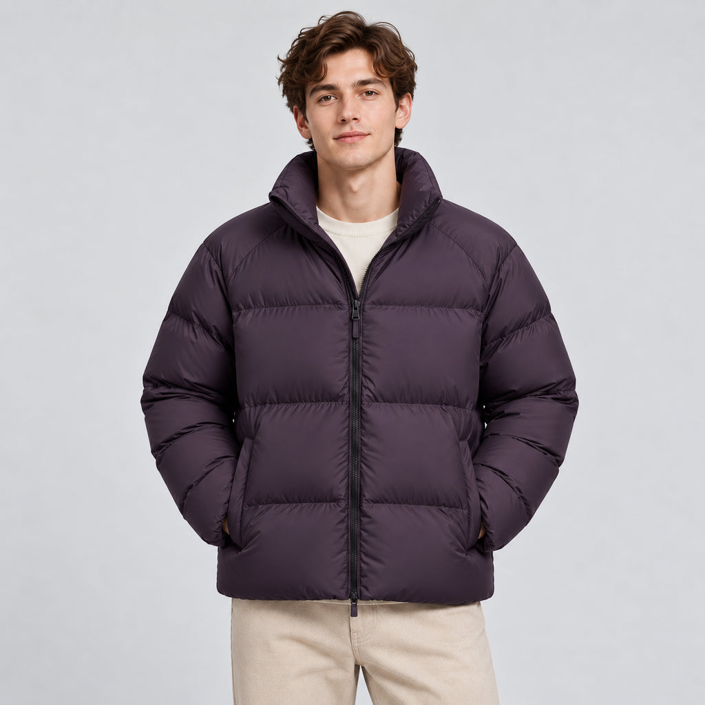 Robin | Unisex Short Puffer Jacket Lightweight Insulated Winter