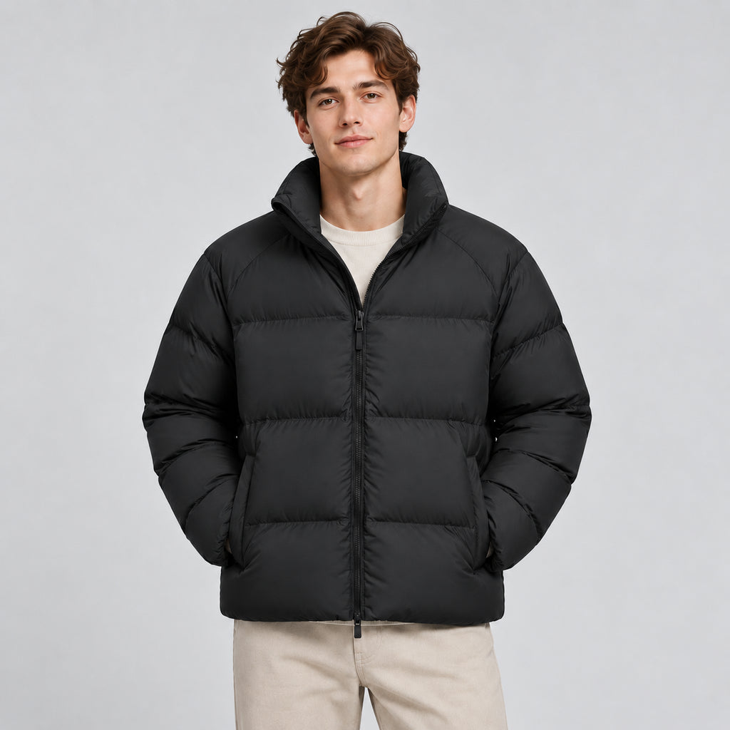 Robin | Unisex Short Puffer Jacket Lightweight Insulated Winter