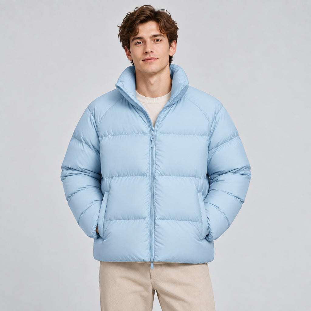 Robin | Unisex Short Puffer Jacket Lightweight Insulated Winter