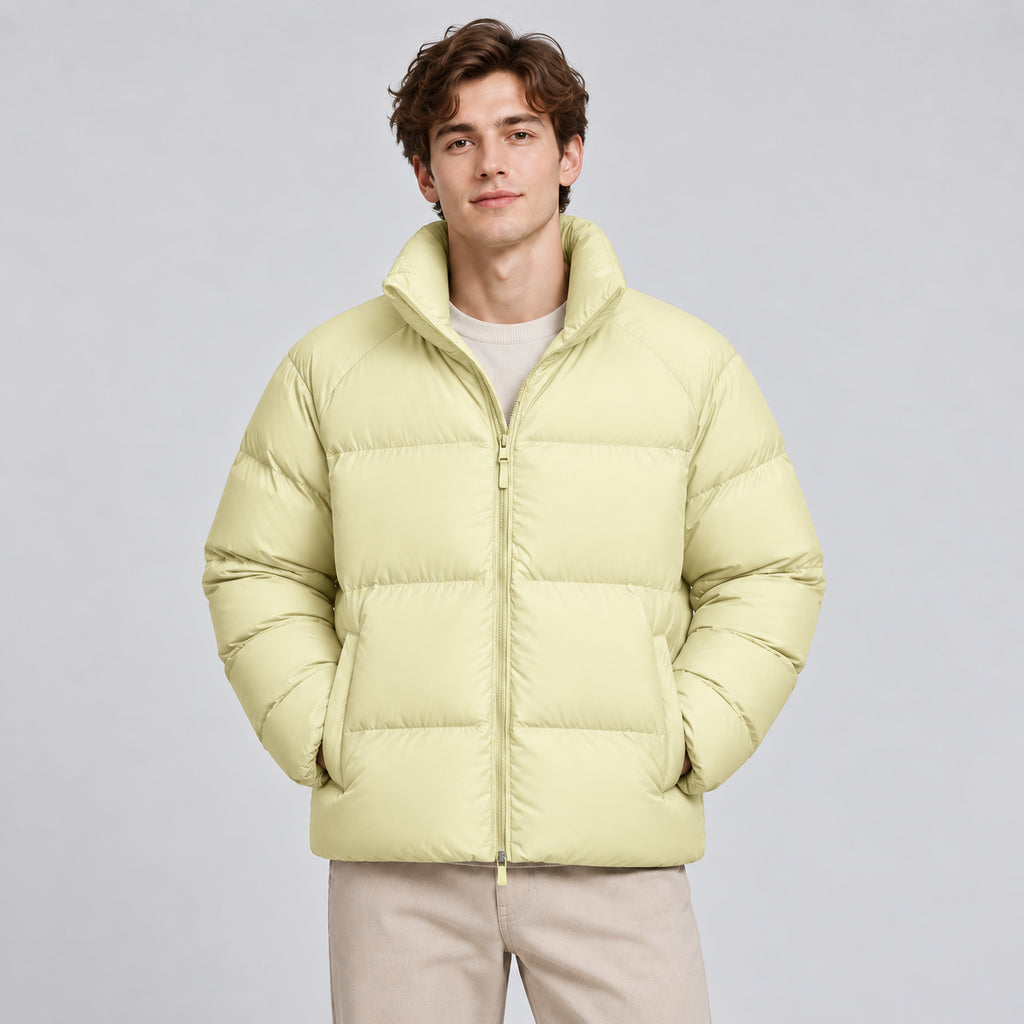 Robin | Unisex Short Puffer Jacket Lightweight Insulated Winter