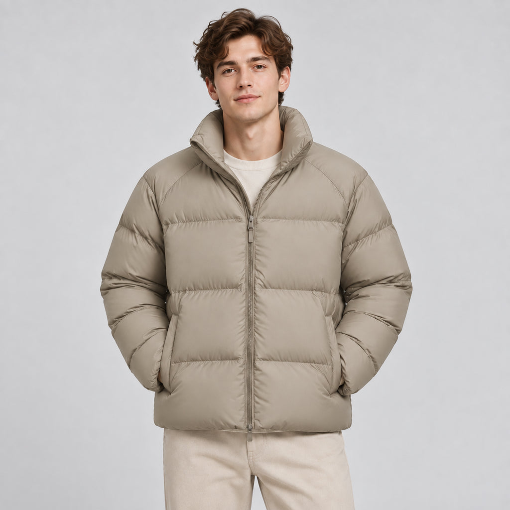 Robin | Unisex Short Puffer Jacket Lightweight Insulated Winter