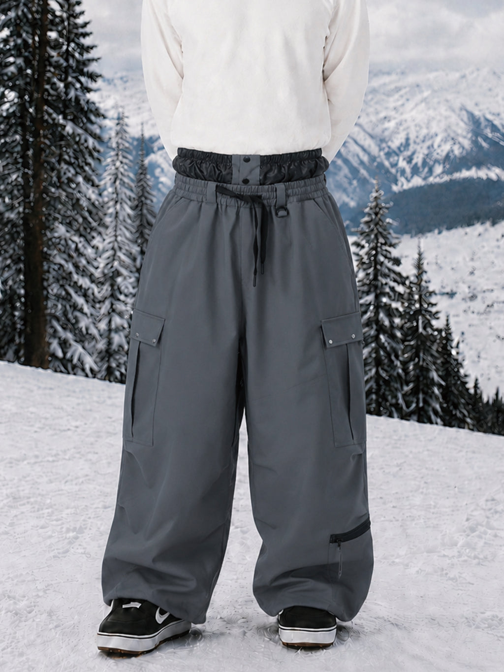 Ronan | Men's Cargo Pants, Baggy Utility Winter Trousers