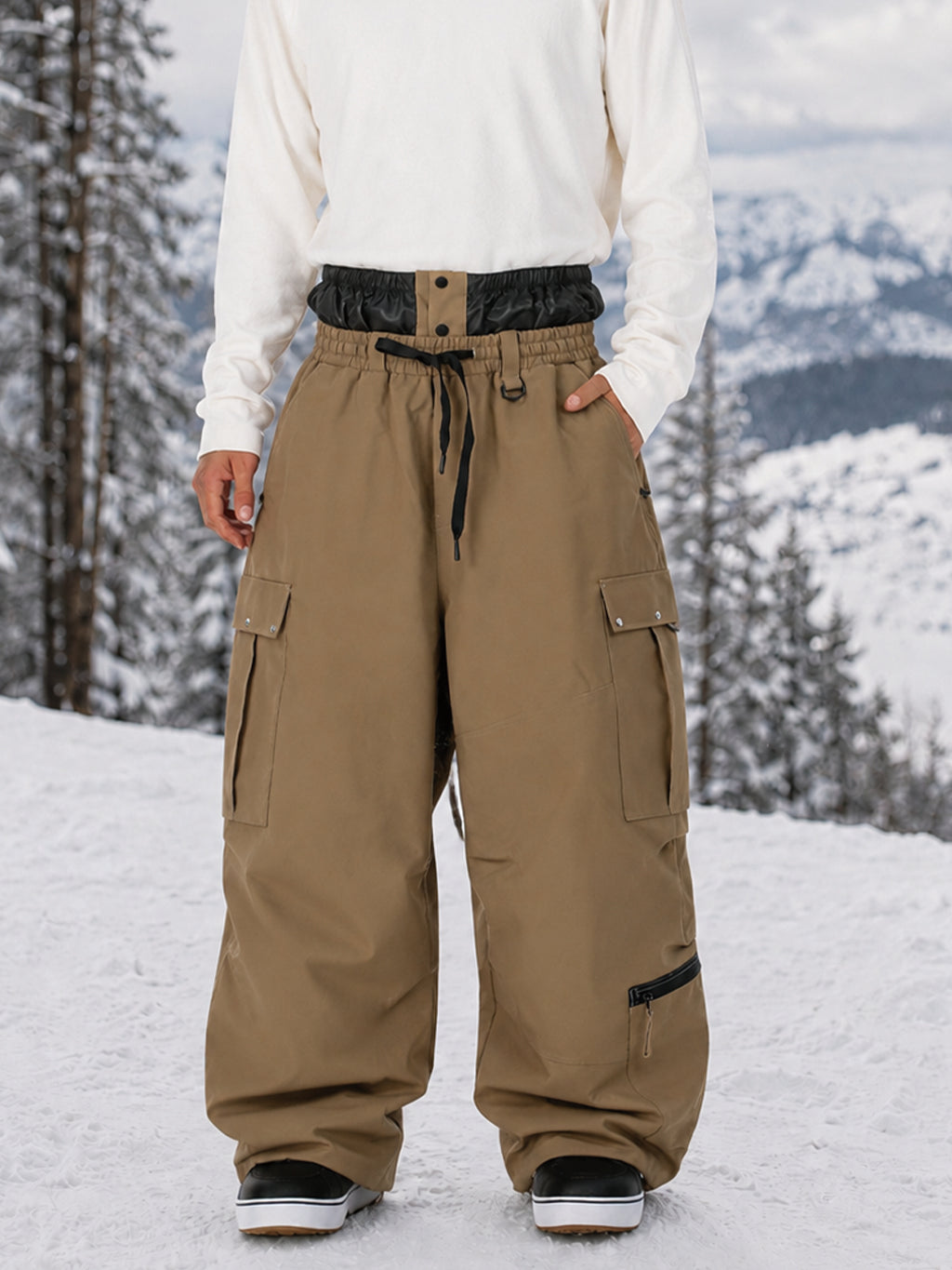 Ronan | Men's Cargo Pants, Baggy Utility Winter Trousers
